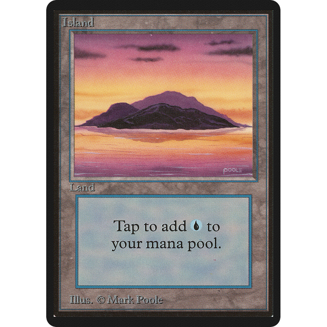 MTG Singles - Island (V.1) - Beta - NM
