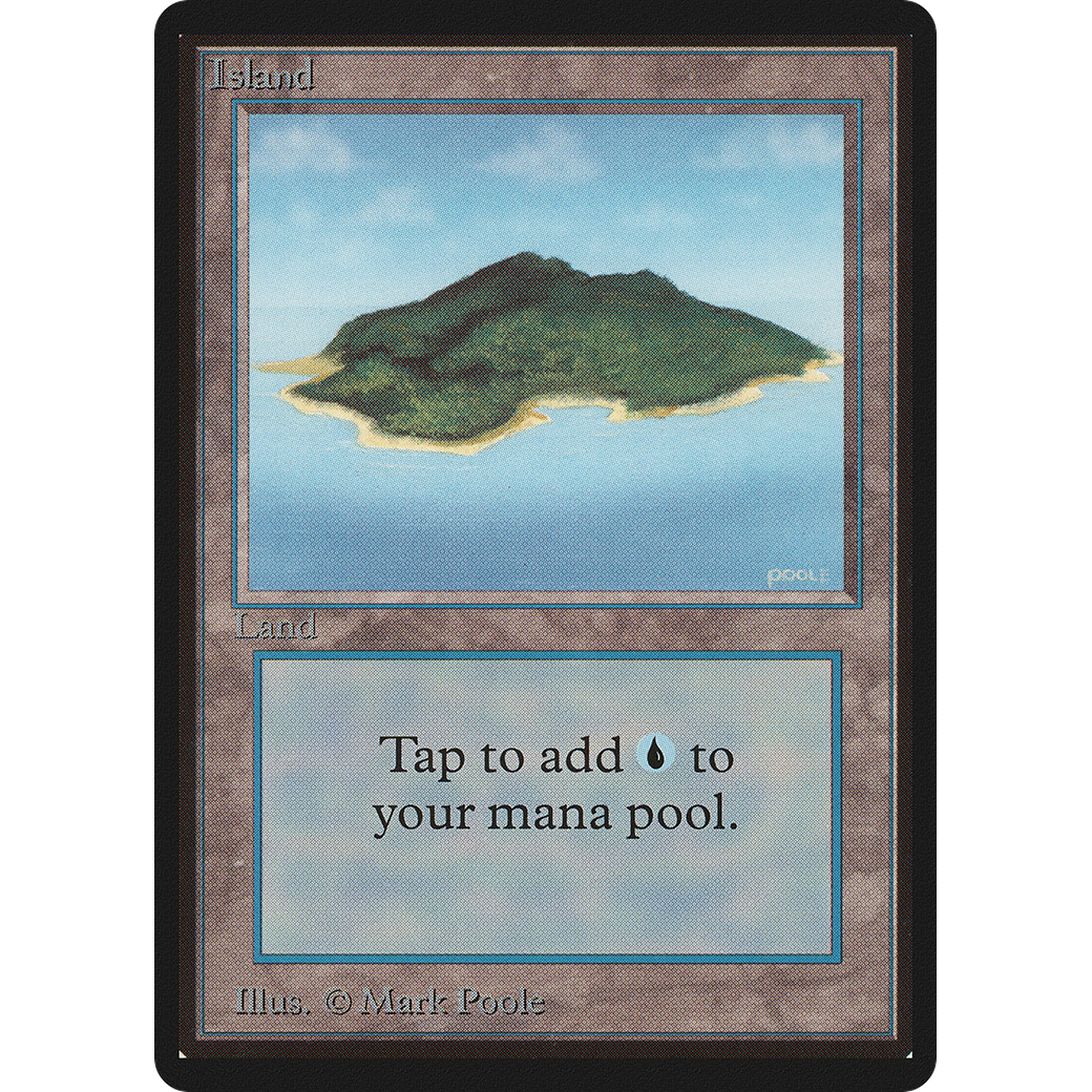 MTG Singles - Island (V.2) - Beta - NM