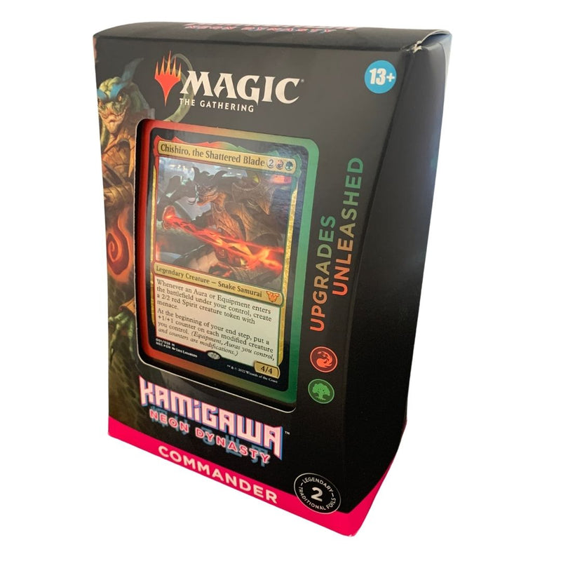 Magic the Gathering Kamigawa Neon Dynasty Commander Deck Upgrades Unleashed English