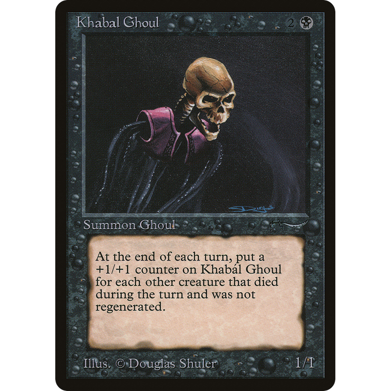 Magic the Gathering Khabal Ghoul - Arabian Nights NM