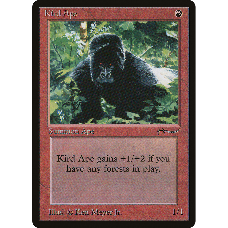 Magic the Gathering Kird Ape - Arabian Nights NM