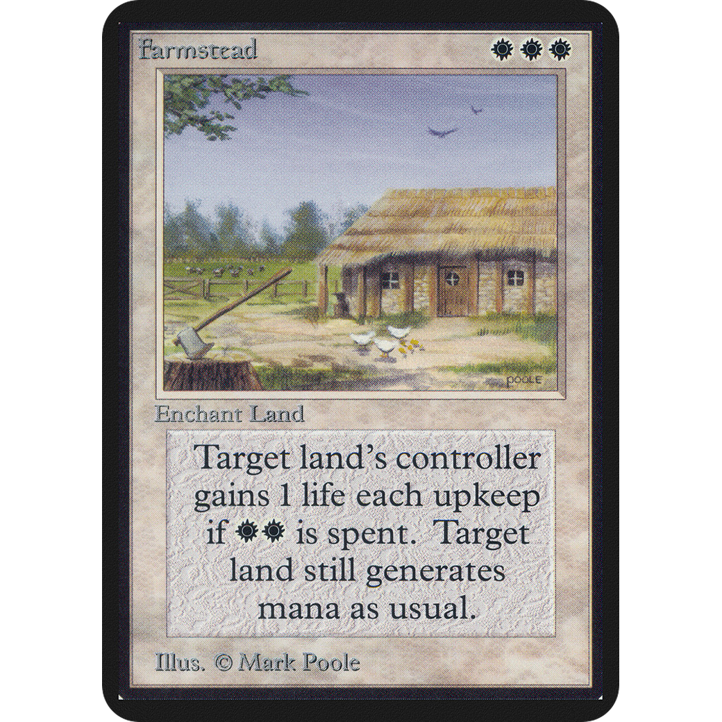 MTG Singles - Farmstead - Alpha - 