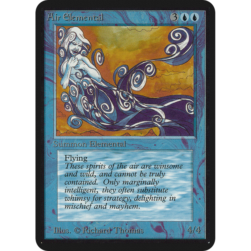 MTG Singles - Air Elemental - Alpha - 