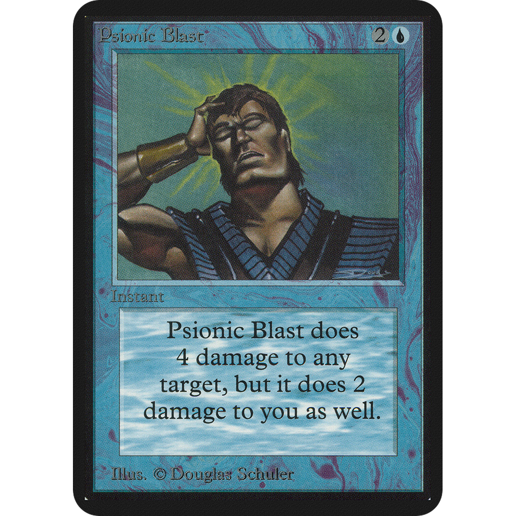 MTG Singles - Psionic Blast - Alpha - 