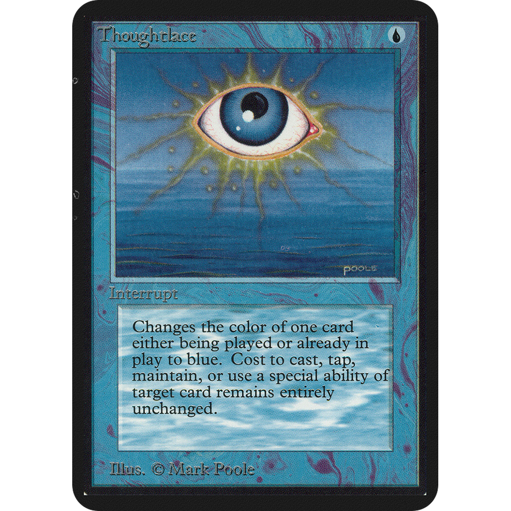MTG Singles - Thoughtlace - Alpha - 