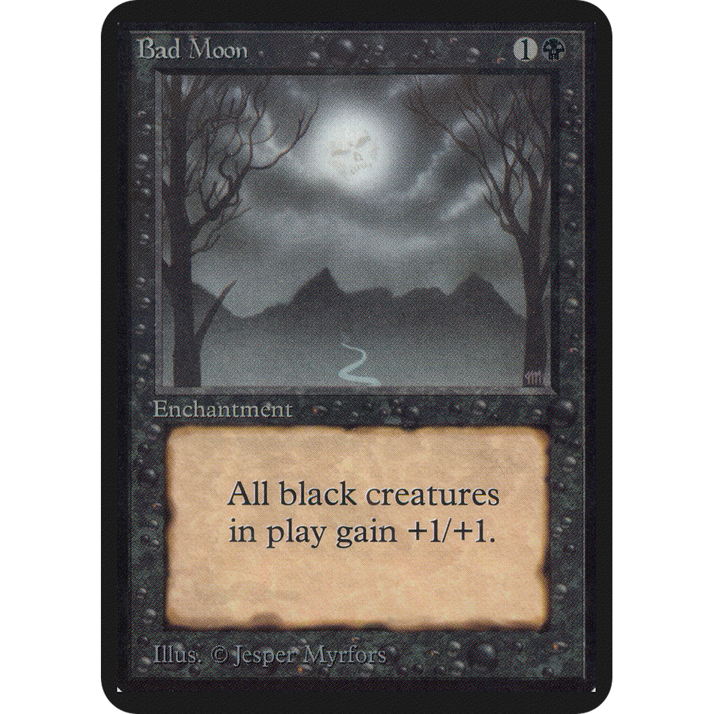 MTG Singles - Bad Moon - Alpha - 