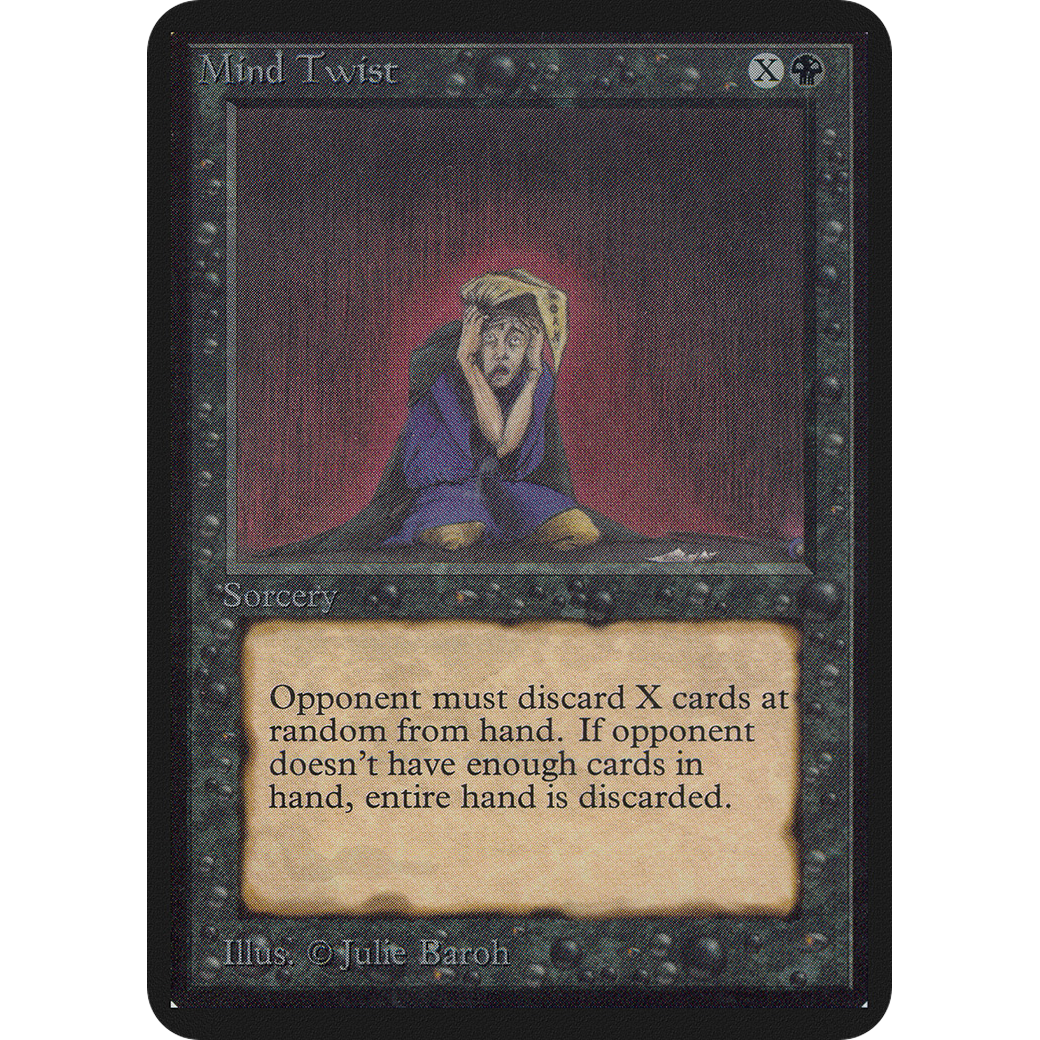 MTG Singles - Mind Twist - Alpha - 