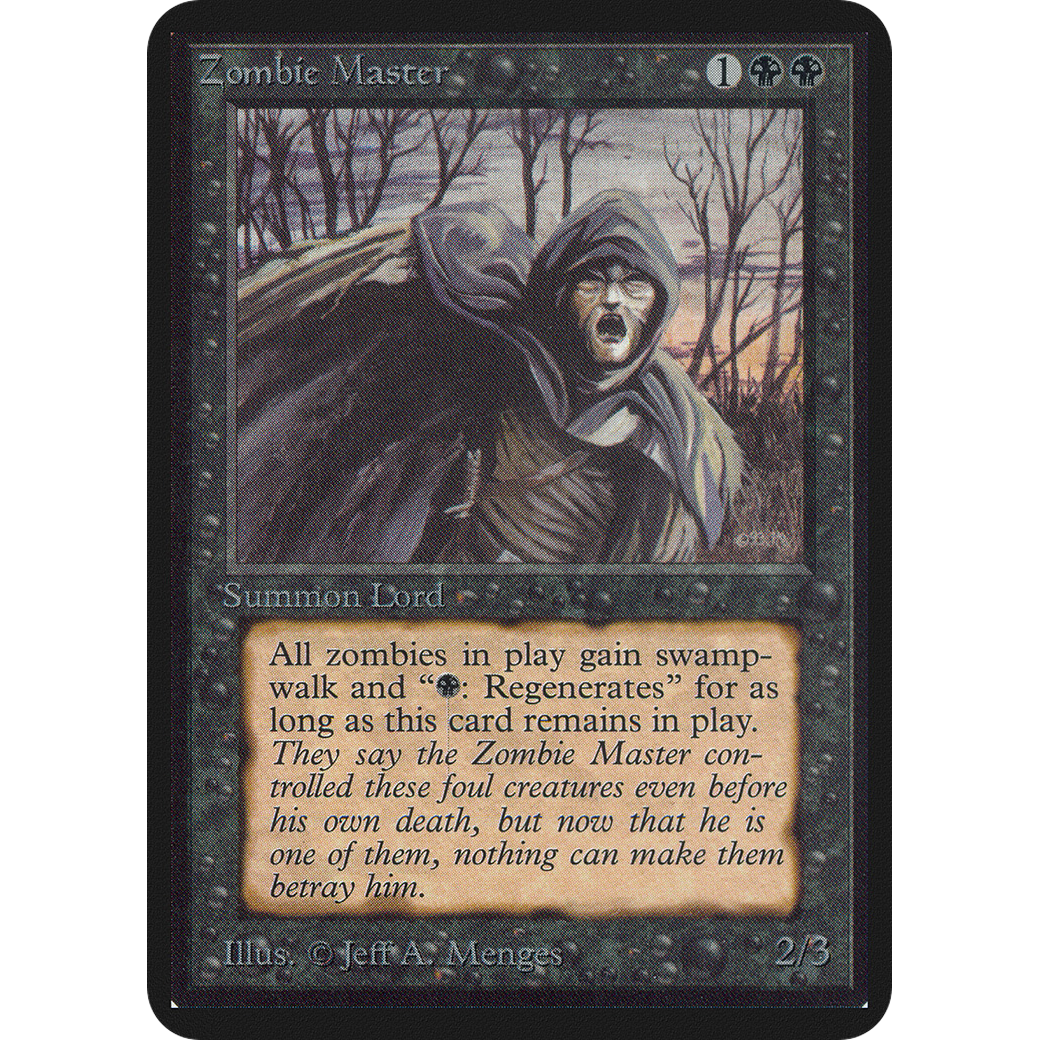 MTG Singles - Zombie Master - Alpha - 