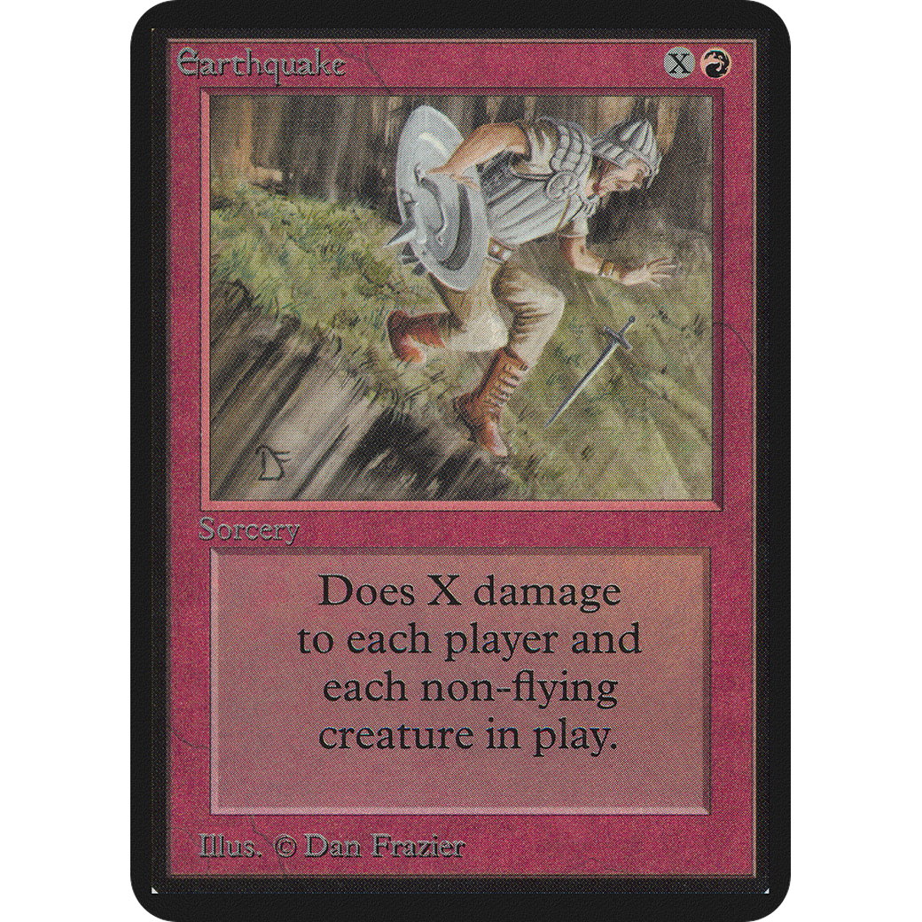 MTG Singles - Earthquake - Alpha - 