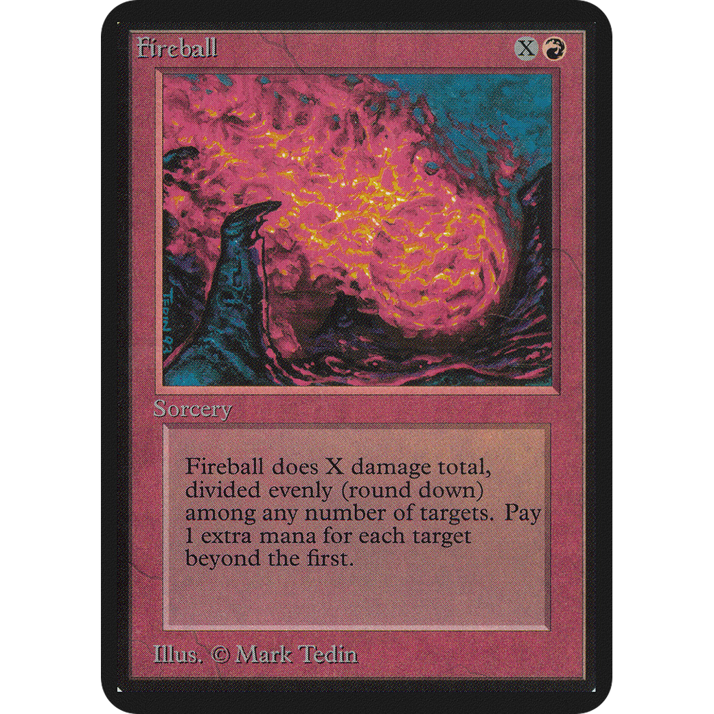 MTG Singles - Fireball - Alpha - 