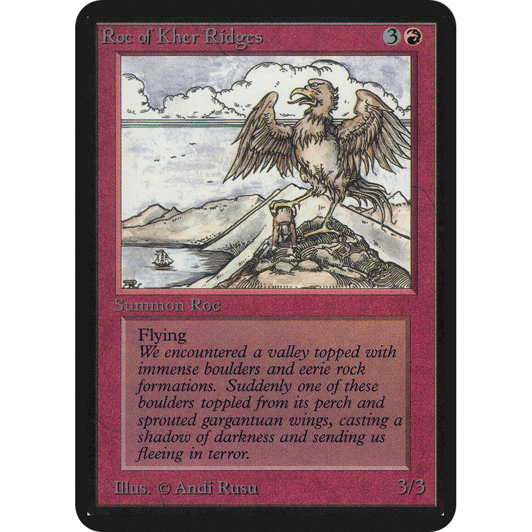 MTG Singles - Roc of Kher Ridges - Alpha - 