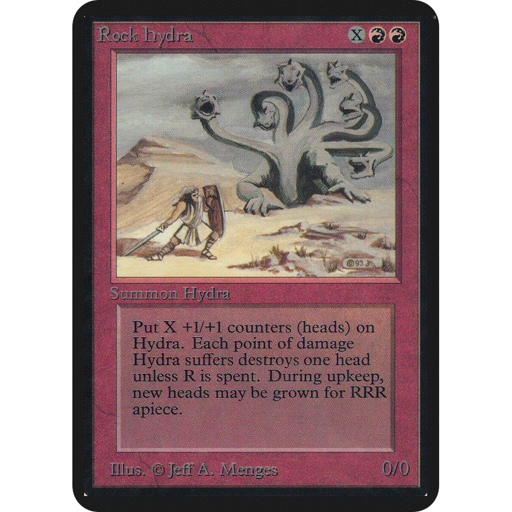 MTG Singles - Rock Hydra - Alpha - 