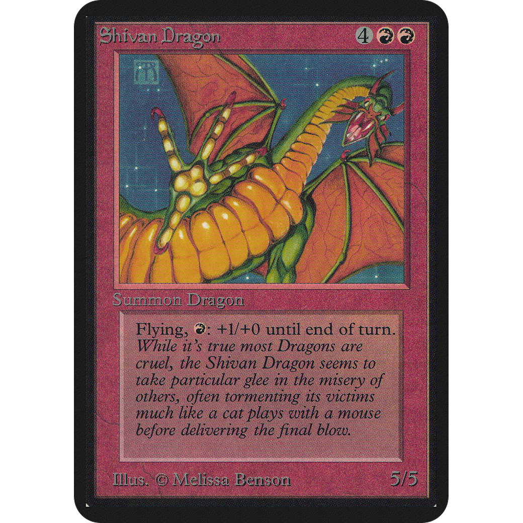 MTG Singles - Shivan Dragon - Alpha - 