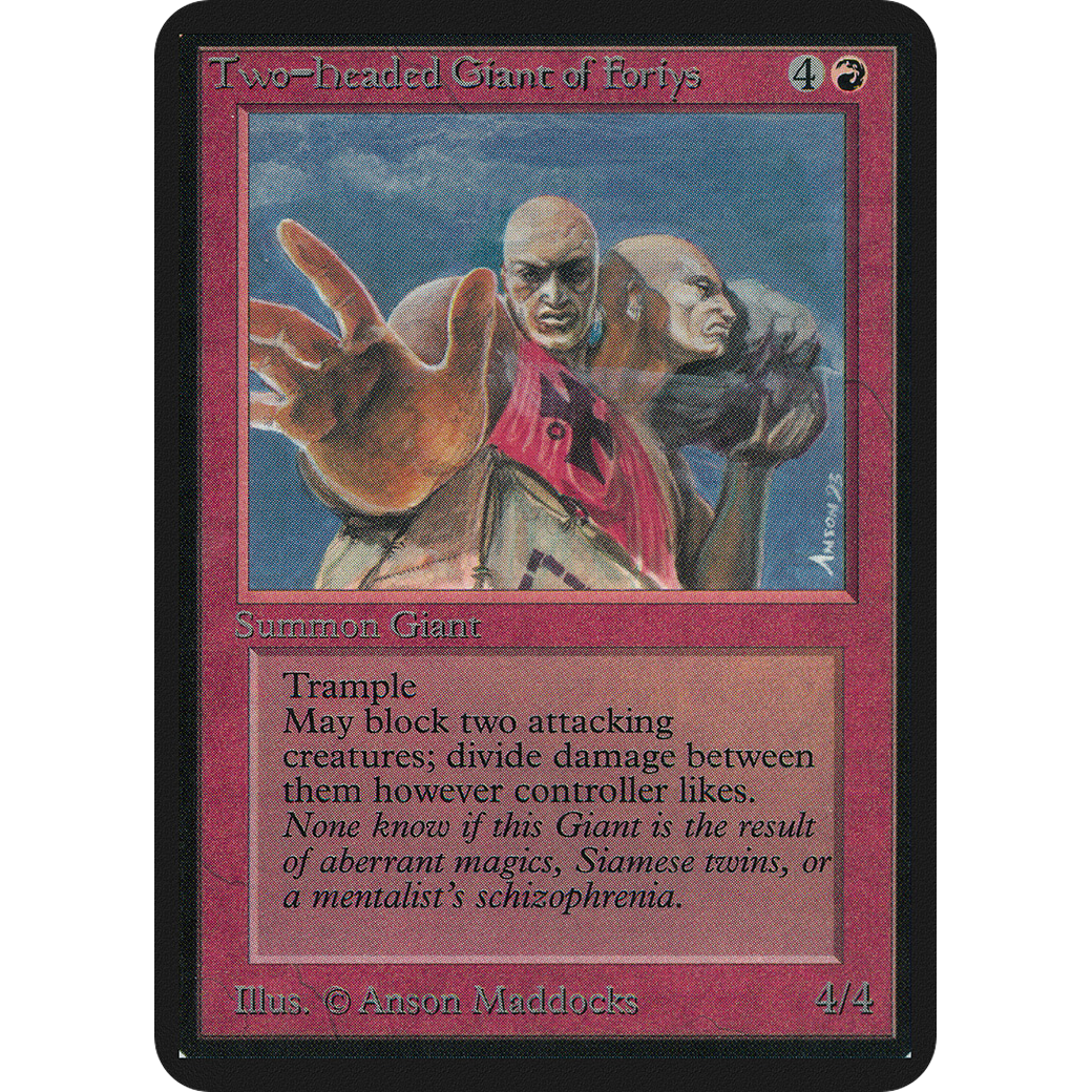 MTG Singles - Two-headed Giant of Foriys - Alpha - 
