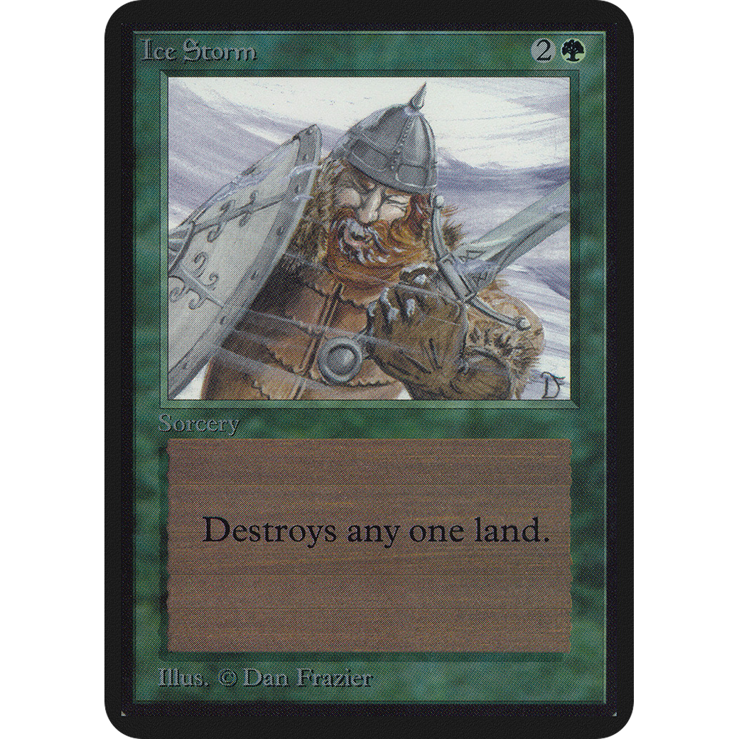 MTG Singles - Ice Storm - Alpha - 