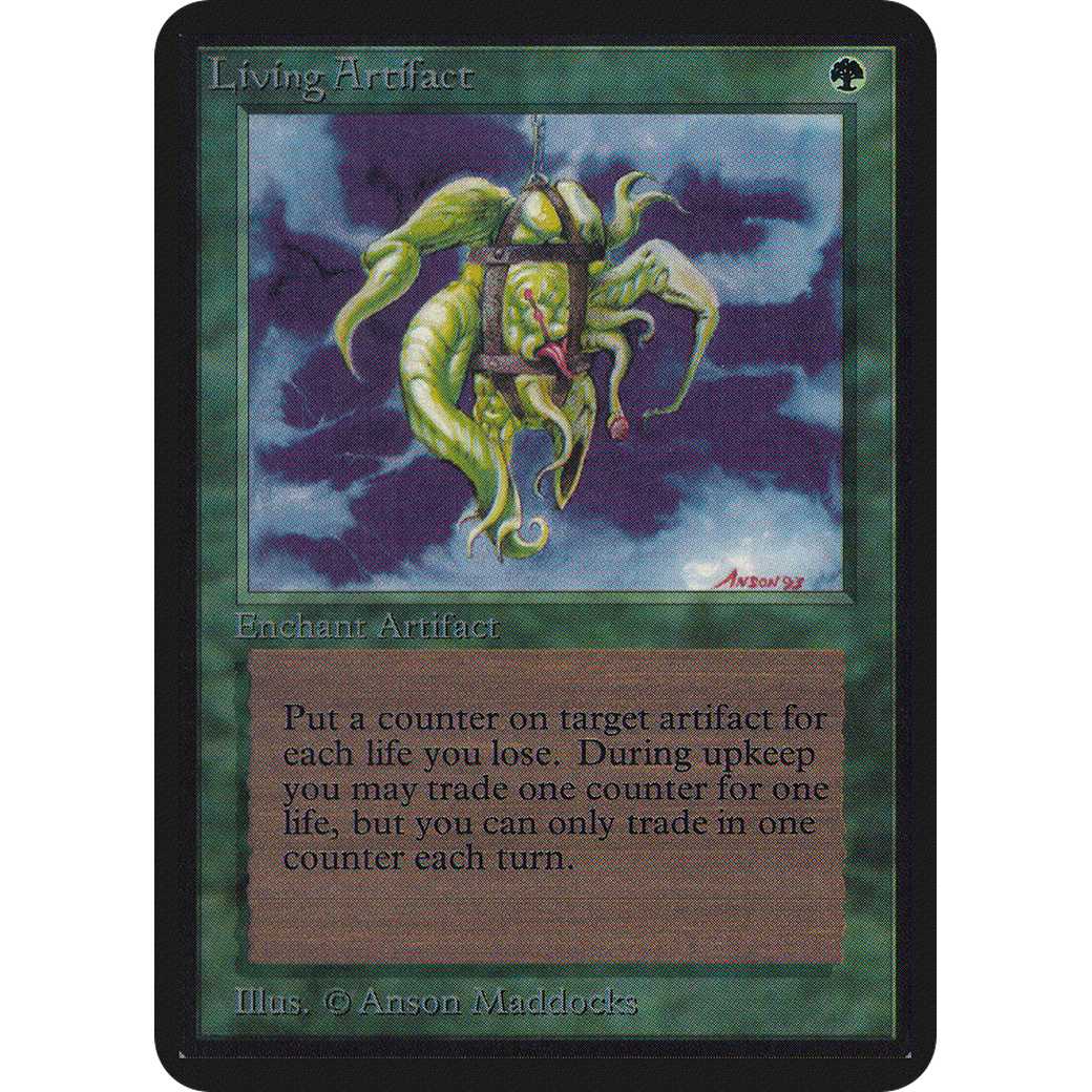 MTG Singles - Living Artifact - Alpha - 