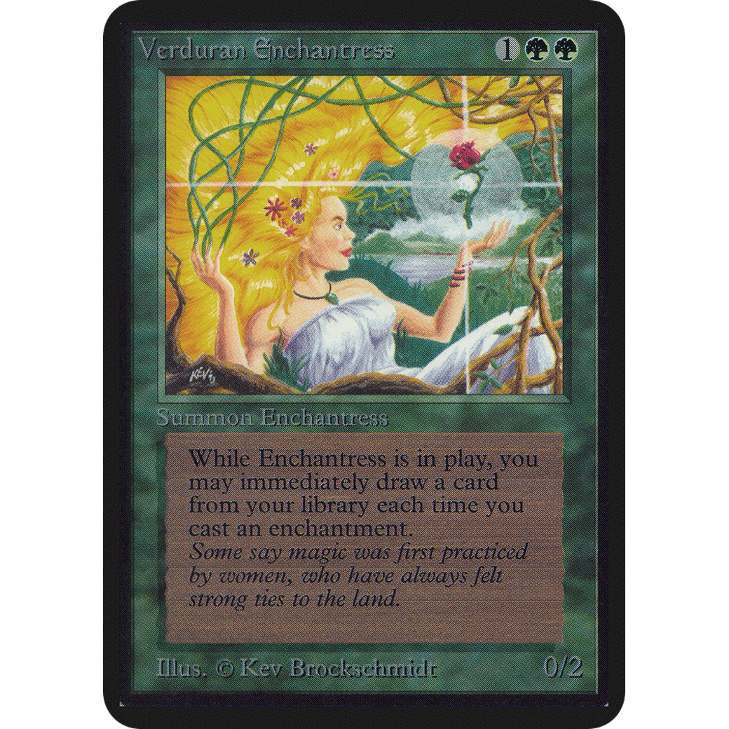 MTG Singles - Verduran Enchantress - Alpha - 