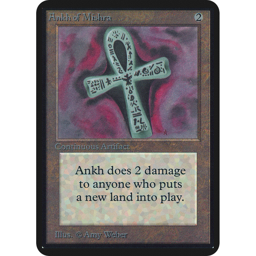 MTG Singles - Ankh of Mishra - Alpha - 