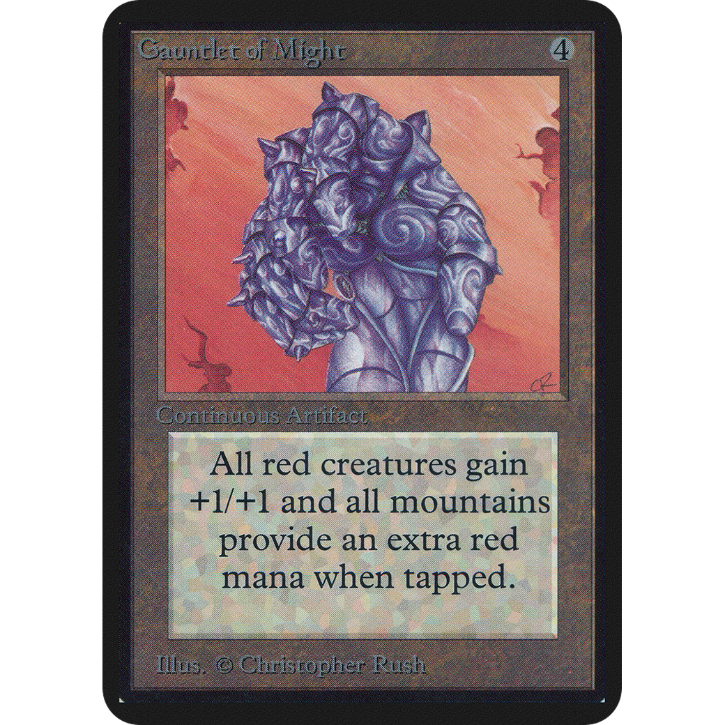 MTG Singles - Gauntlet of Might - Alpha - 