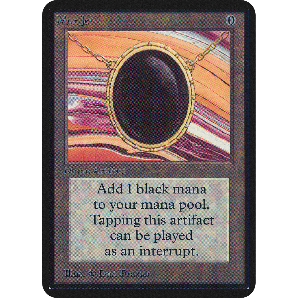 MTG Singles - Mox Jet - Alpha - 