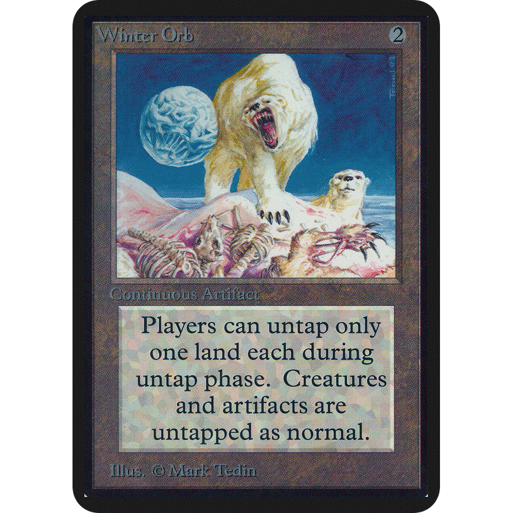 MTG Singles - Winter Orb - Alpha - 