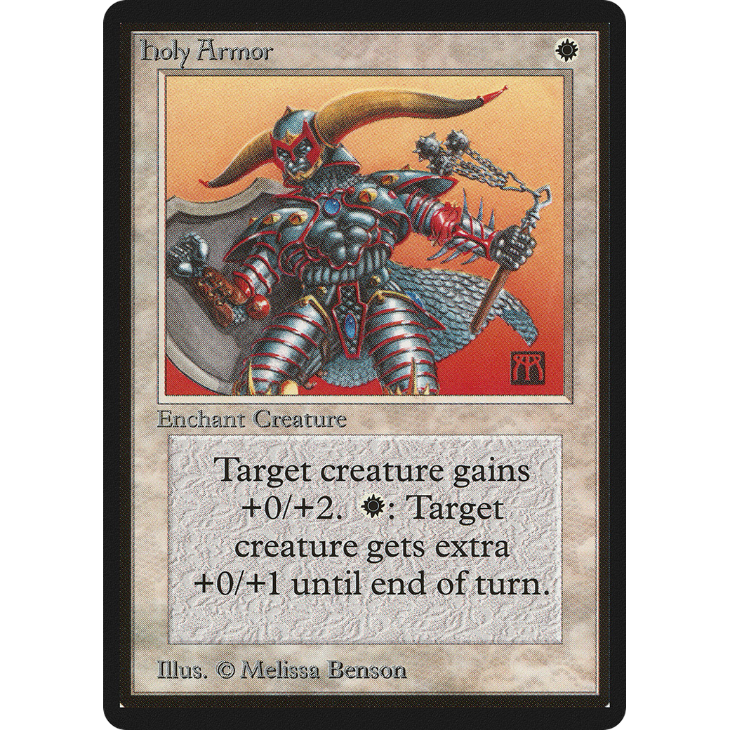 MTG Singles - Holy Armor - Beta - Regular