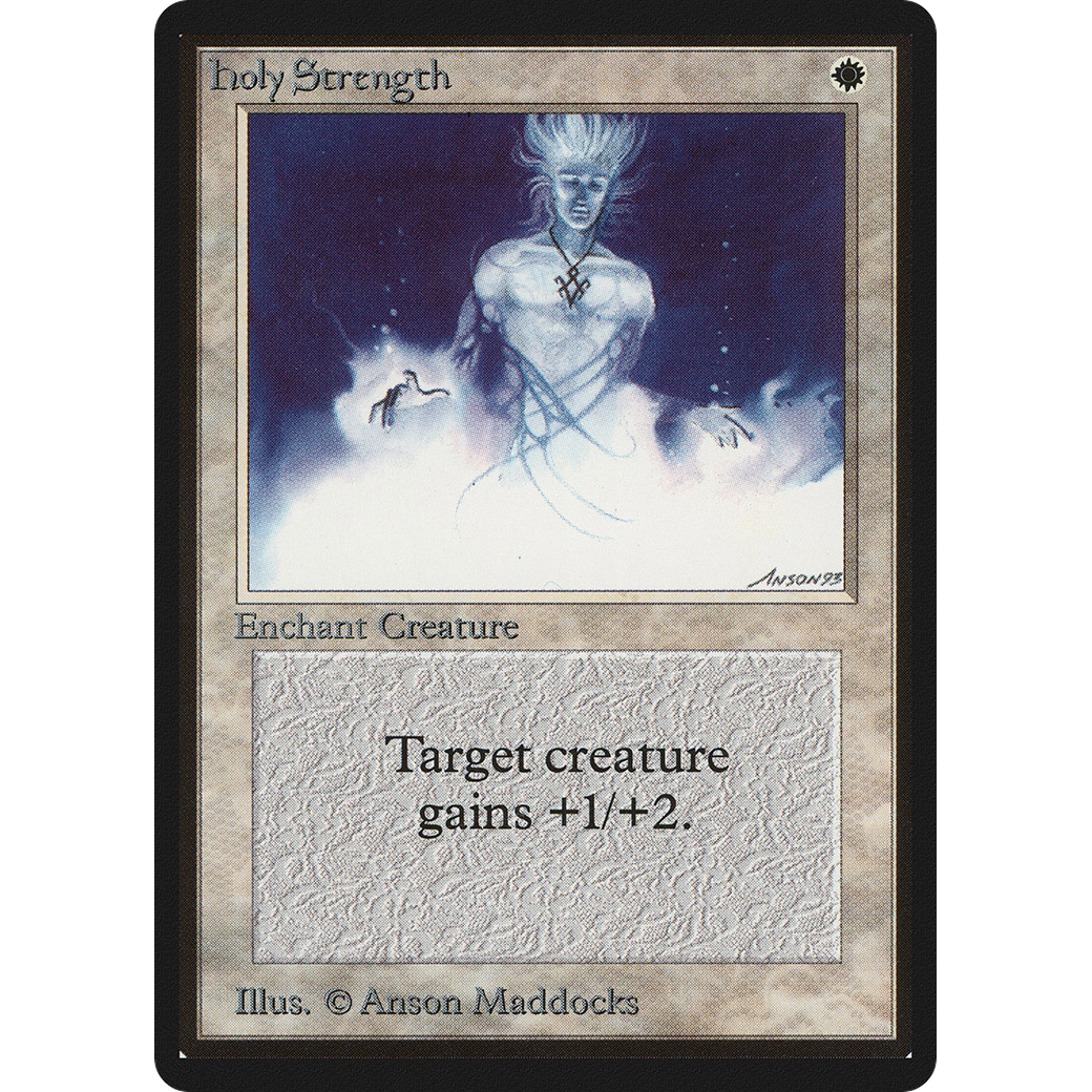 MTG Singles - Holy Strength - Beta - Regular
