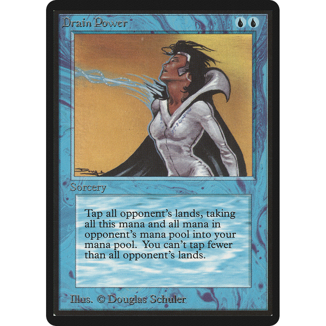 MTG Singles - Drain Power - Beta - Regular