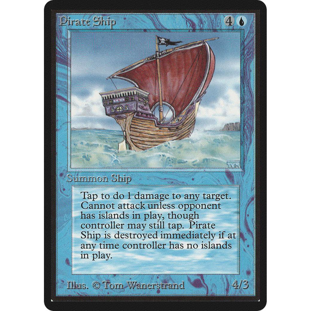 MTG Singles - Pirate Ship - Beta - Regular