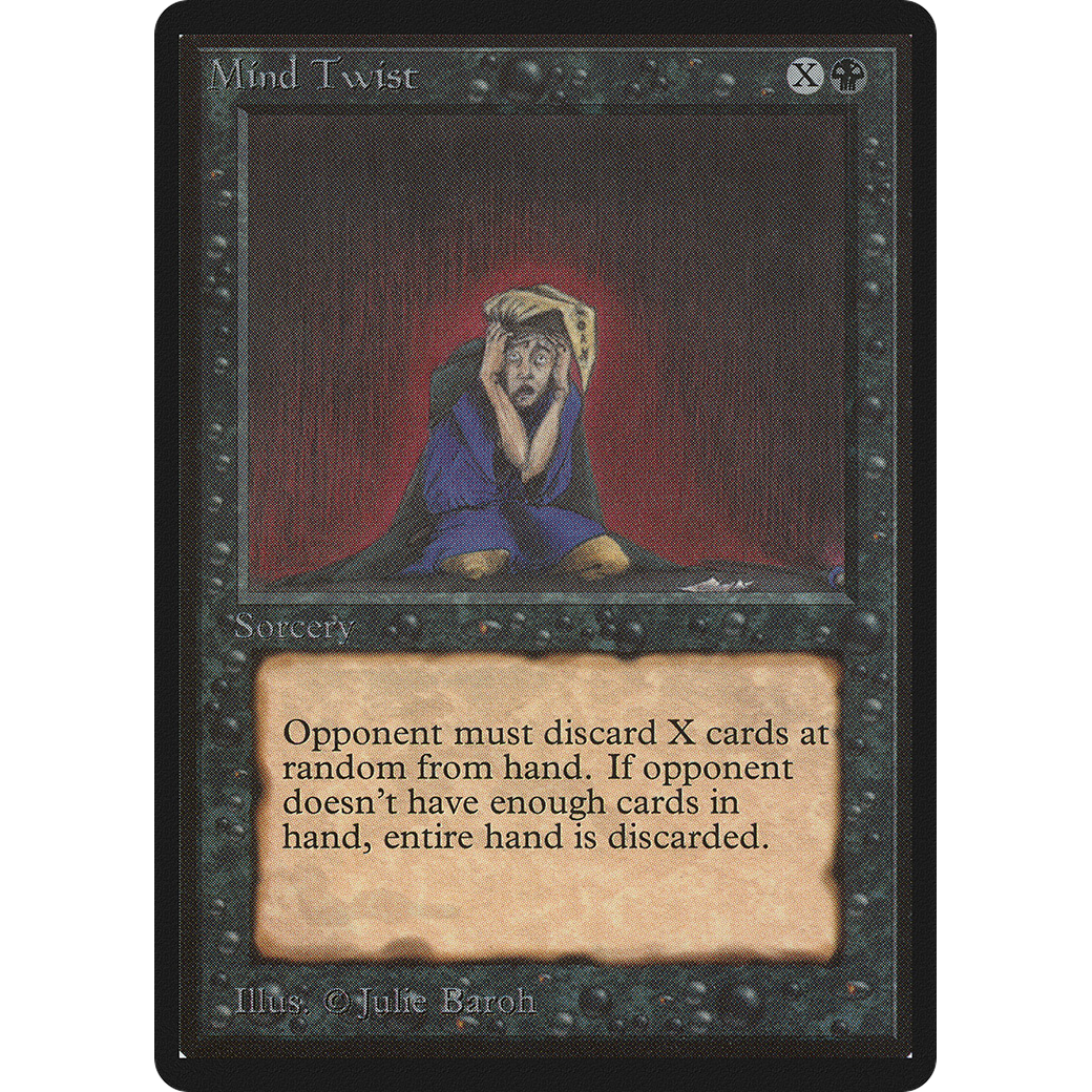 MTG Singles - Mind Twist - Beta - 