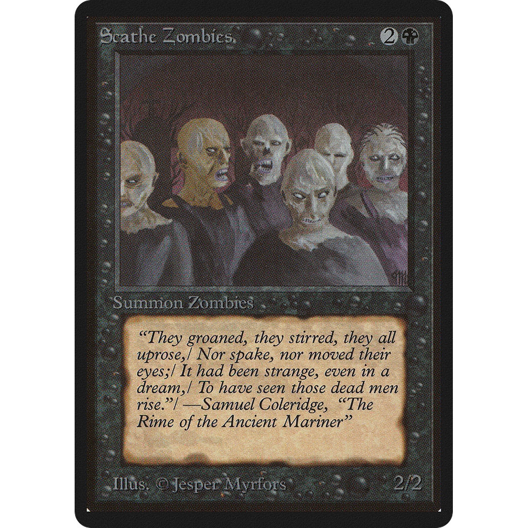 MTG Singles - Scathe Zombies - Beta - Regular