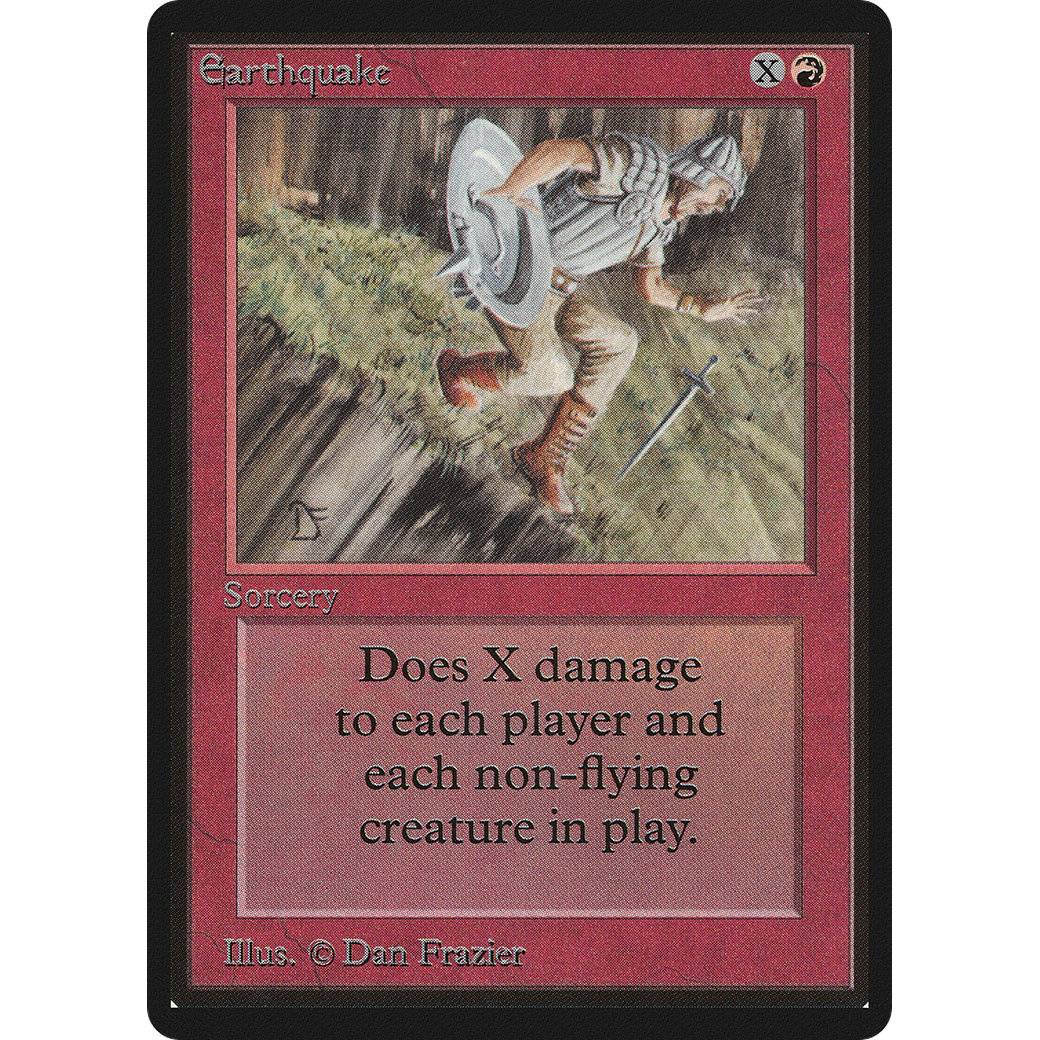 MTG Singles - Earthquake - Beta - 