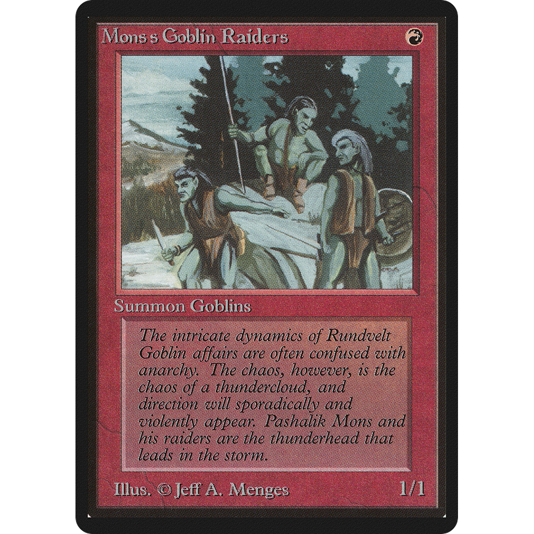 MTG Singles - Mons's Goblin Raiders - Beta - Regular