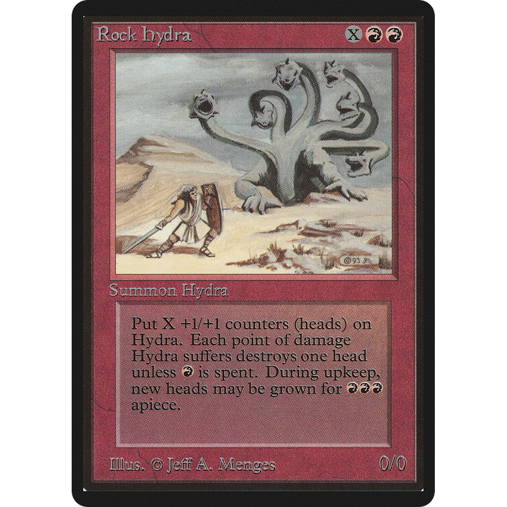 MTG Singles - Rock Hydra - Beta - 