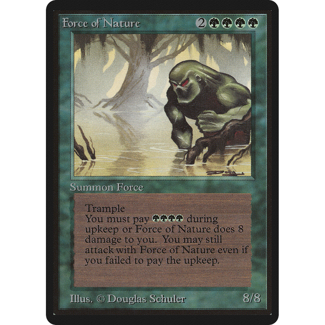 MTG Singles - Force of Nature - Beta - 