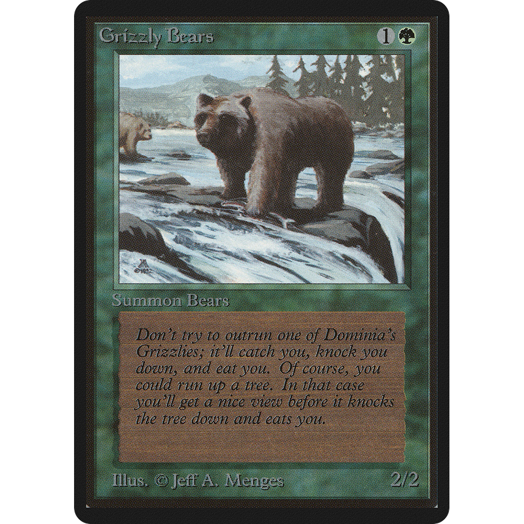MTG Singles - Grizzly Bears - Beta - Regular