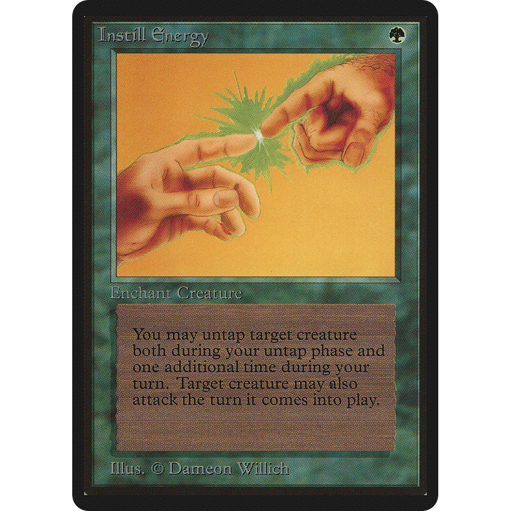 MTG Singles - Instill Energy - Beta - Regular