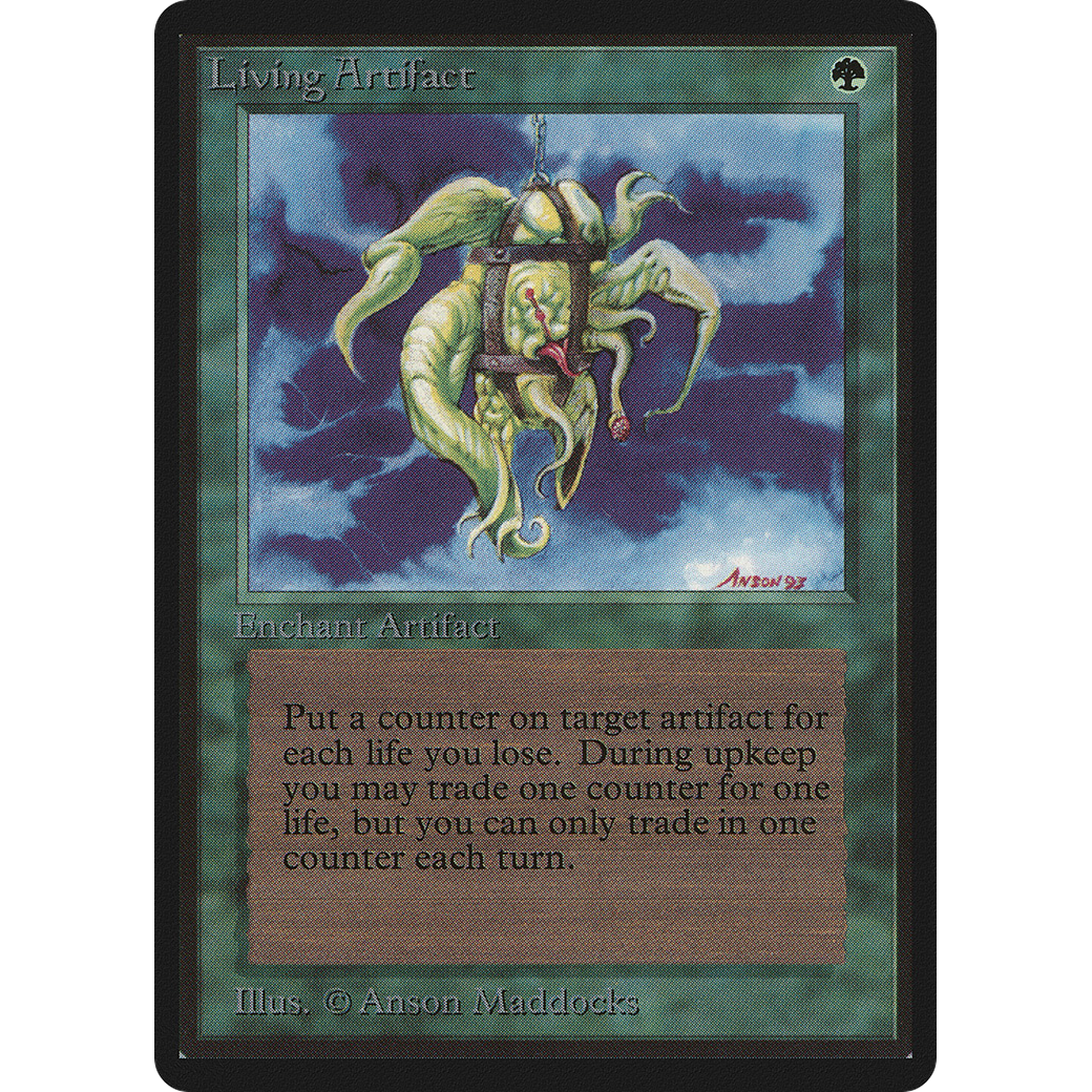 MTG Singles - Living Artifact - Beta - Regular