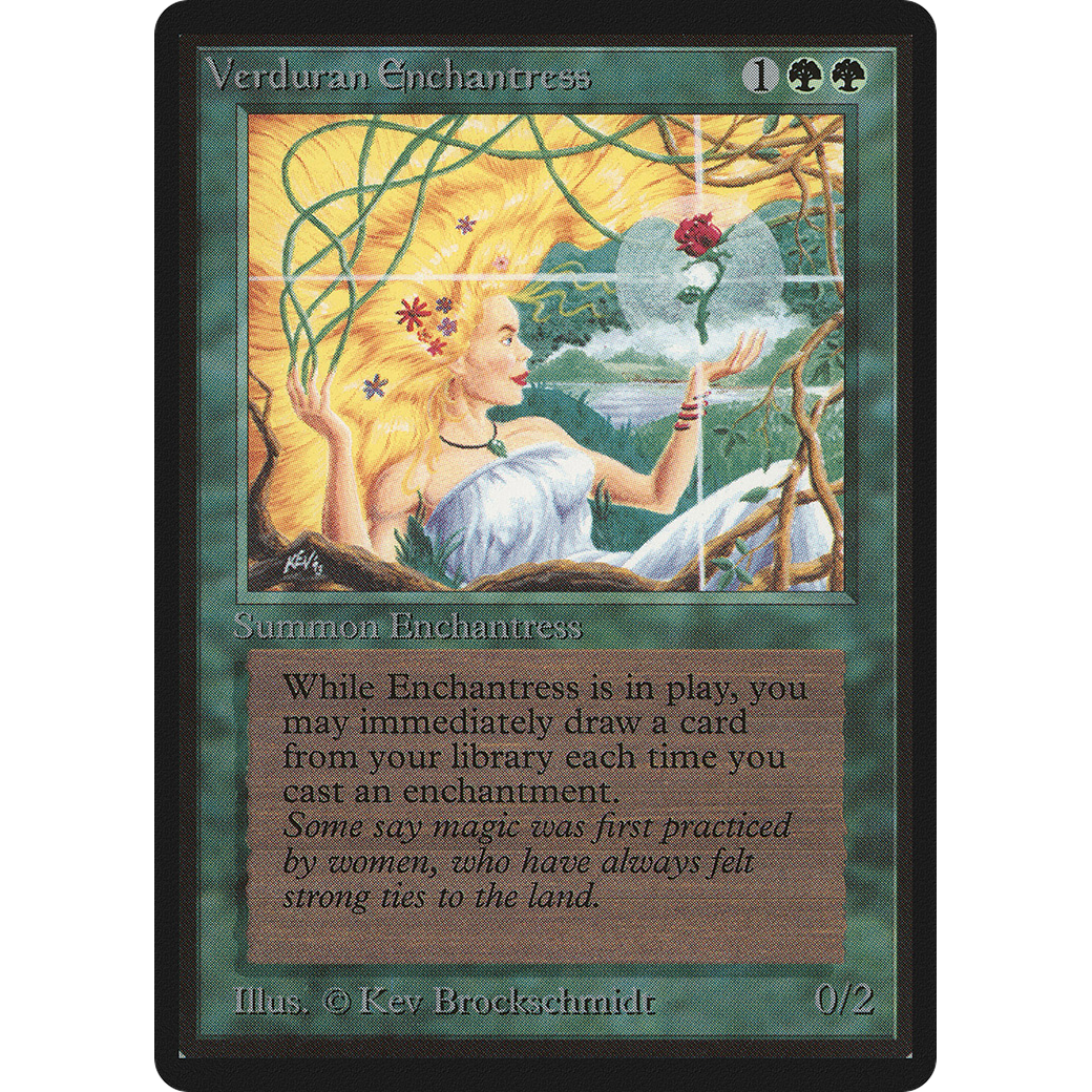 MTG Singles - Verduran Enchantress - Beta - 