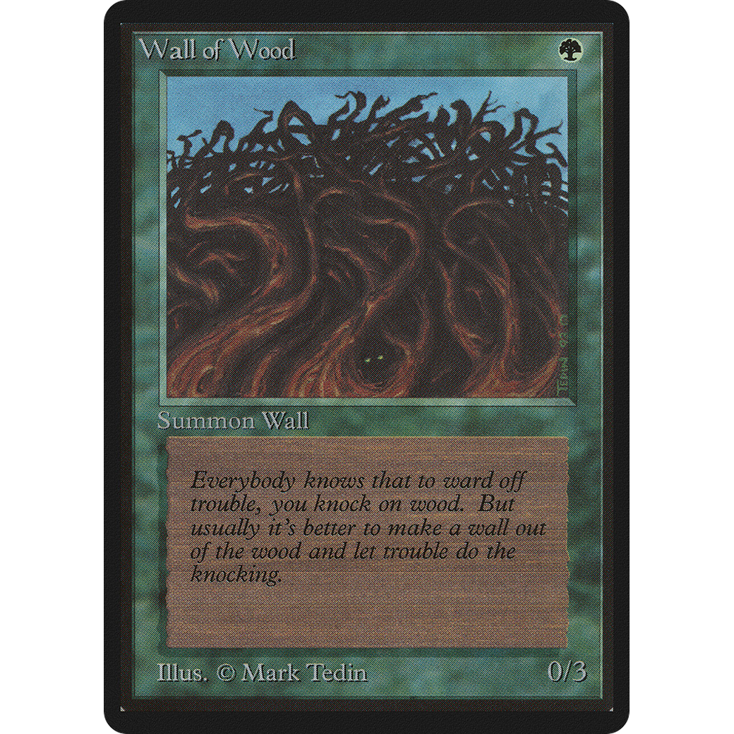 MTG Singles - Wall of Wood - Beta - Regular