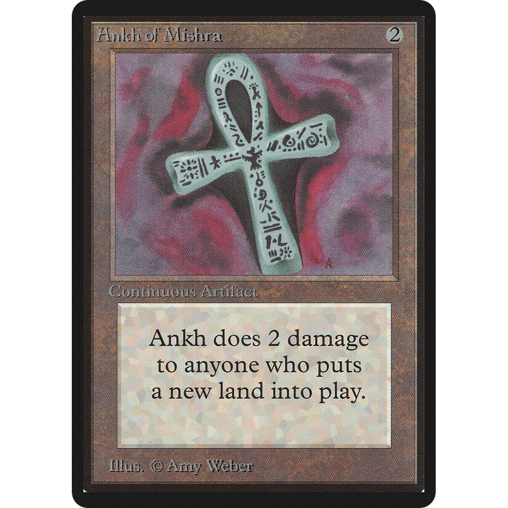 MTG Singles - Ankh of Mishra - Beta - 