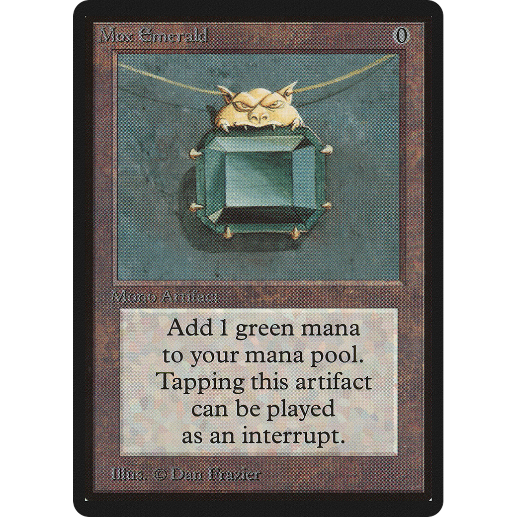 MTG Singles - Mox Emerald - Beta - 