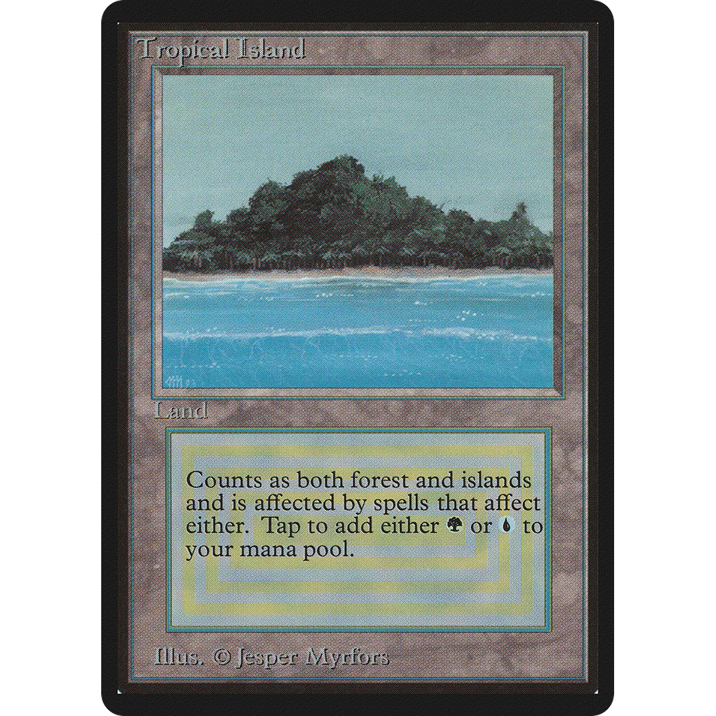 MTG Singles - Tropical Island - Beta - 
