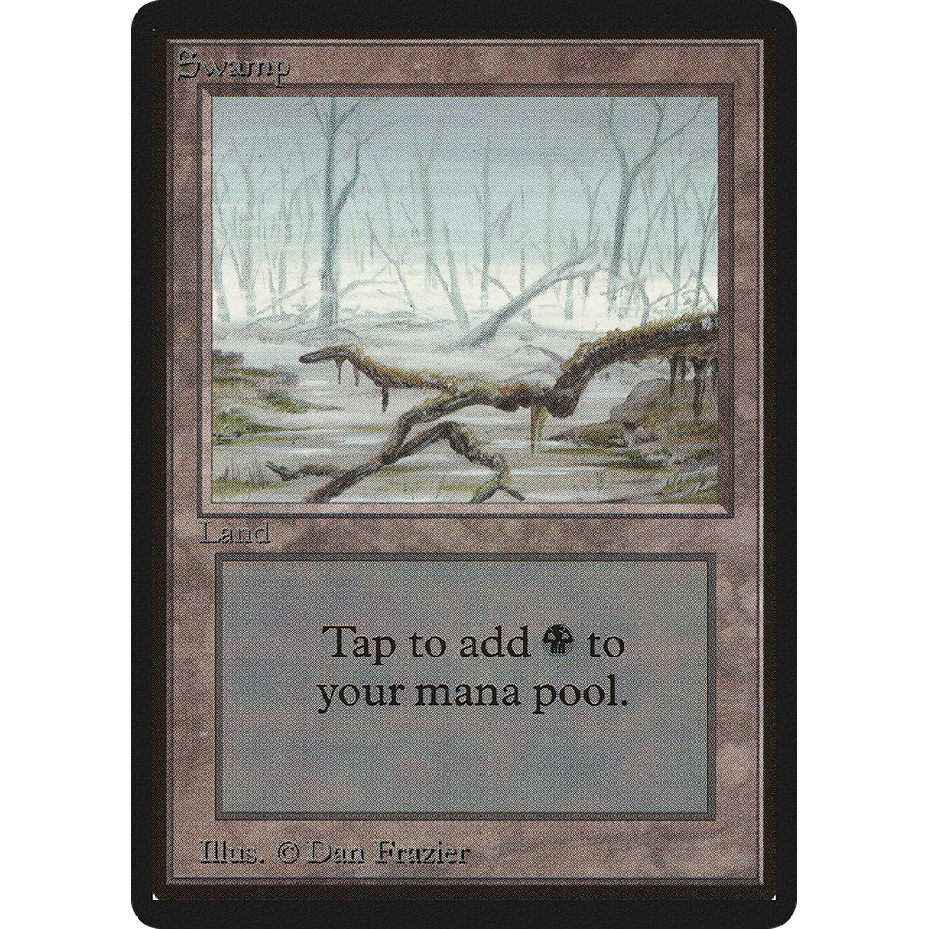 MTG Singles - Swamp (V.1) - Beta - Regular