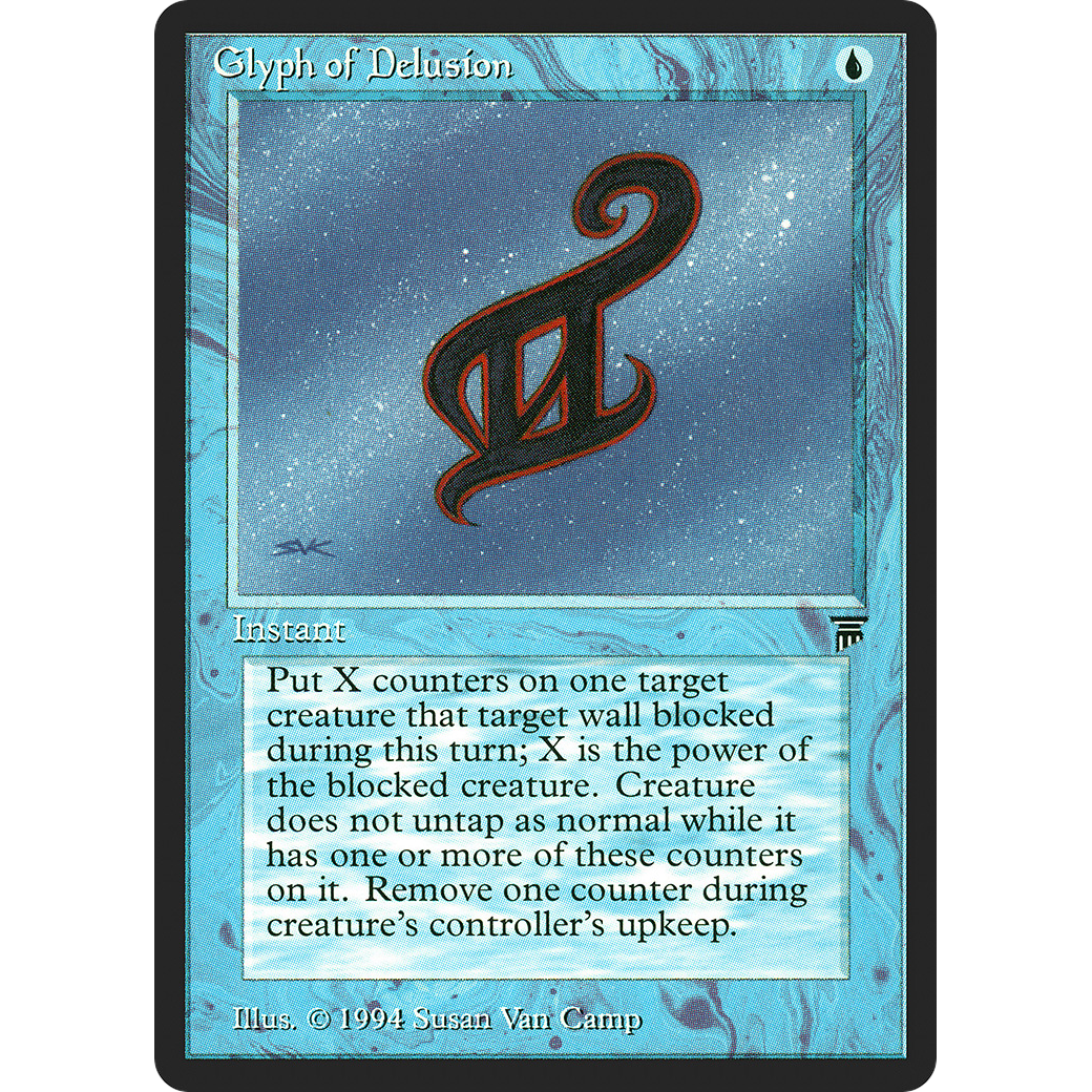 MTG Singles - Glyph of Delusion - Legends - Regular