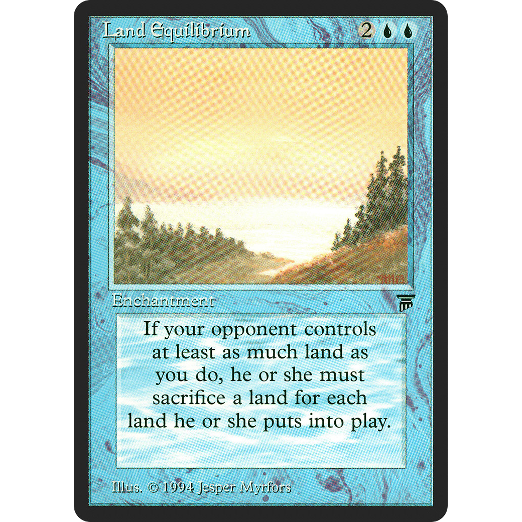 MTG Singles - Land Equilibrium - Legends - NM