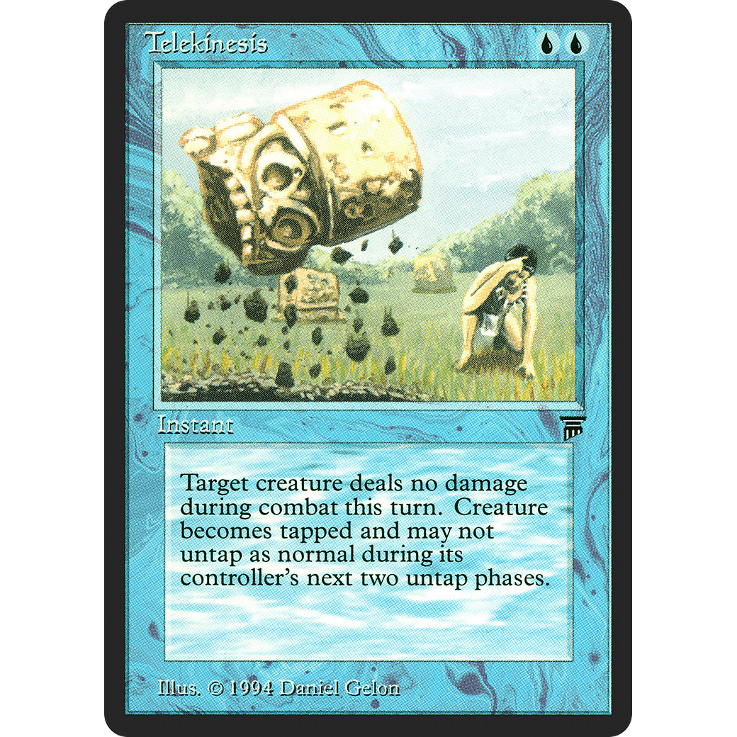 MTG Singles - Telekinesis - Legends - NM
