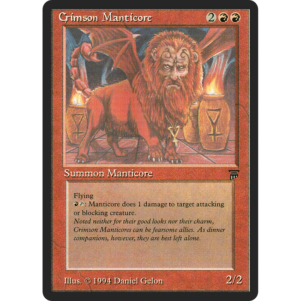 MTG Singles - Crimson Manticore - Legends - Regular