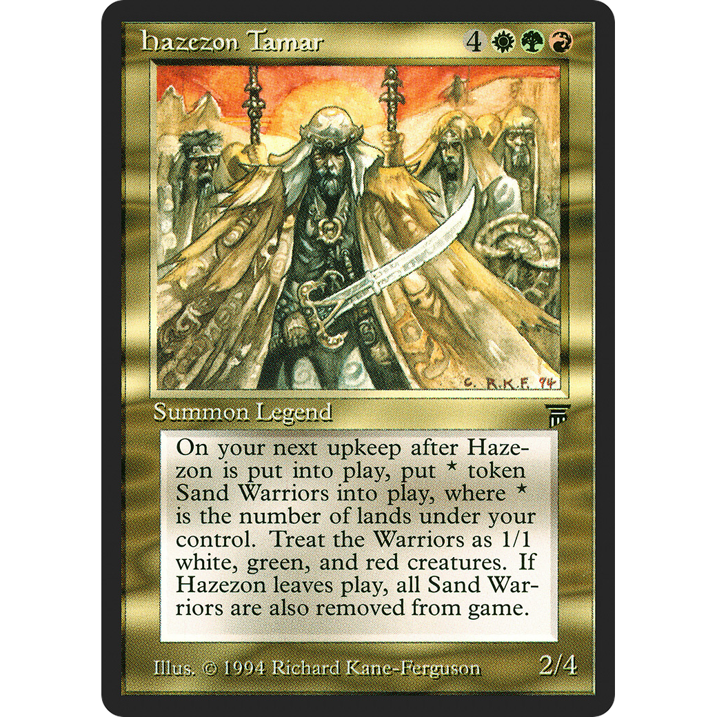 MTG Singles - Hazezon Tamar - Legends - 