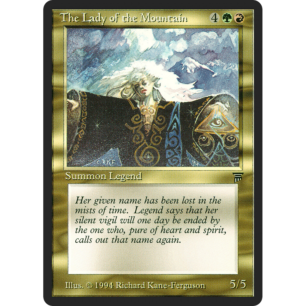 MTG Singles - The Lady of the Mountain - Legends - Regular